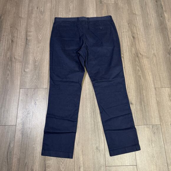 J.Crew 770 Straight-Fit Core Stretch Chino Pants Mens W36 L32 Blue AR886 Twill - Picture 7 of 9